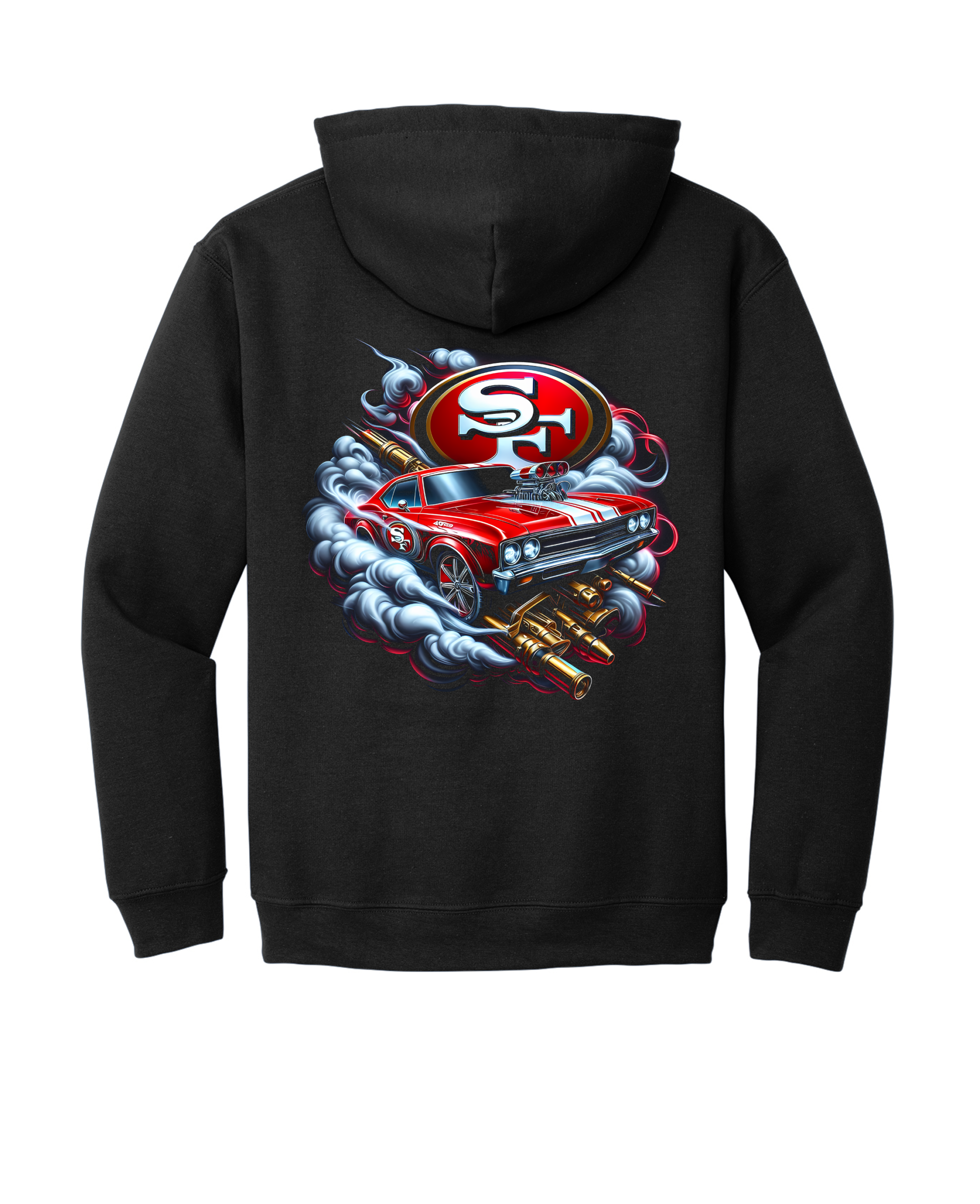 Custom 49ers Muscle Car Hoodie