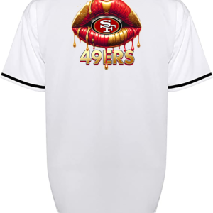 Custom 49ers Lips Jersey