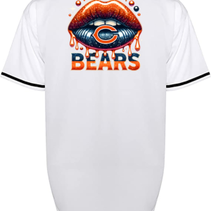 Custom Bears Lips Jersey