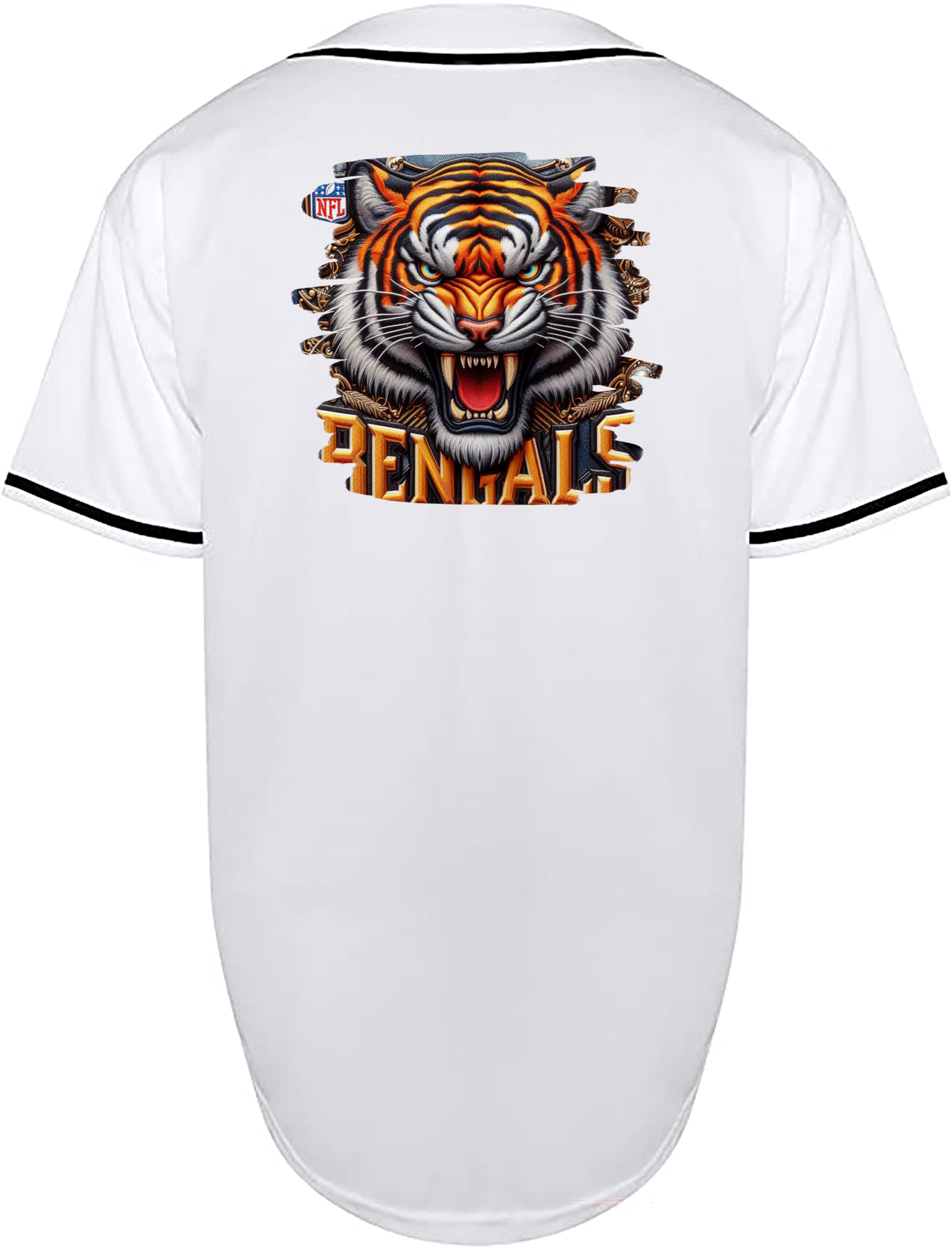 Custom Bengals Denim Design Jersey