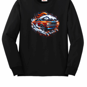 Custom Broncos Muscle Car Crew Neck Sweatshirt