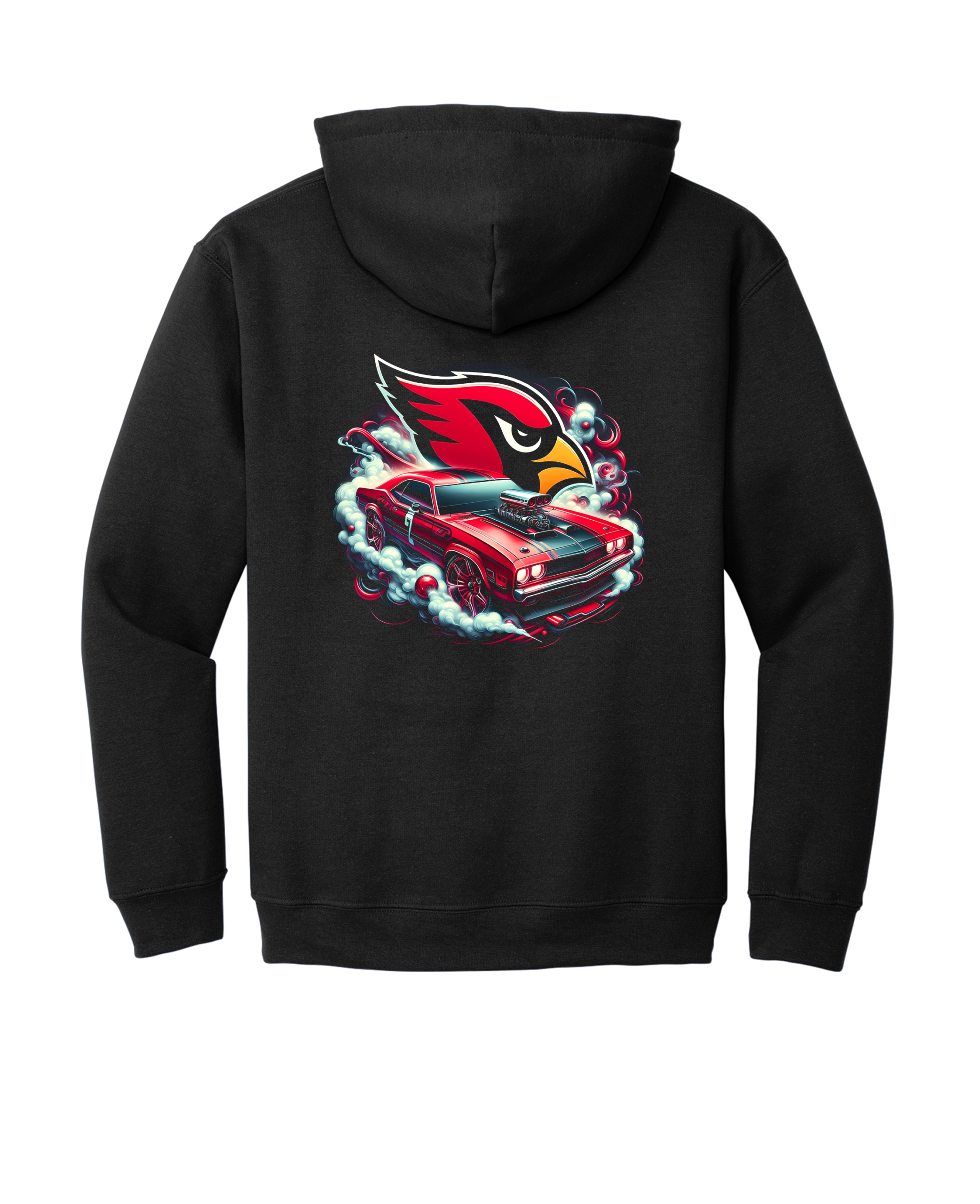 Custom Cardinals Muscle Car Hoodie
