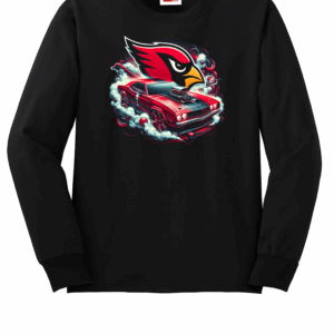 Custom Cardinals Muscle Car Crew Neck Sweatshirt