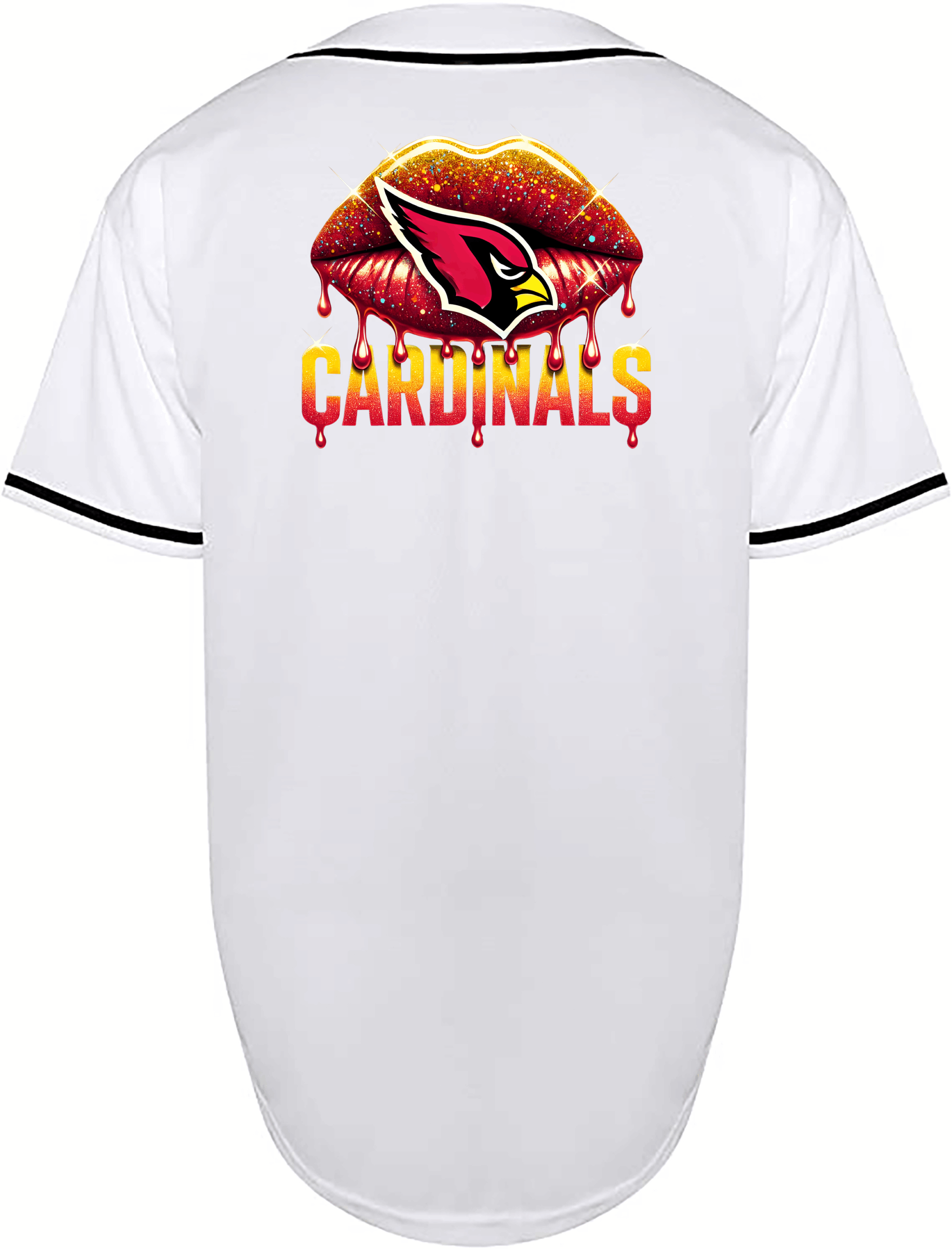 Custom Cardinals Lips Jersey