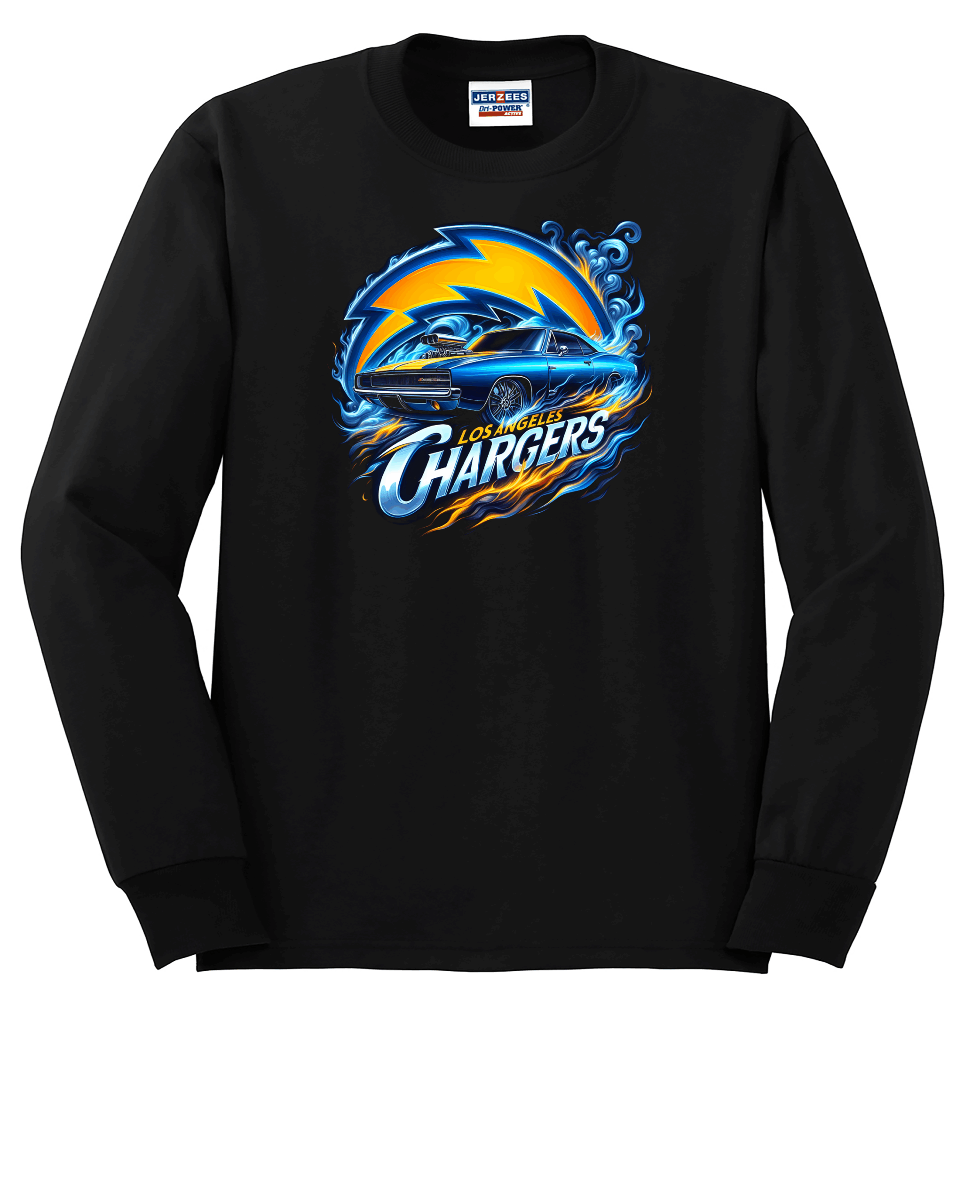 Custom Chargers Muscle Car Crew Neck Sweatshirt