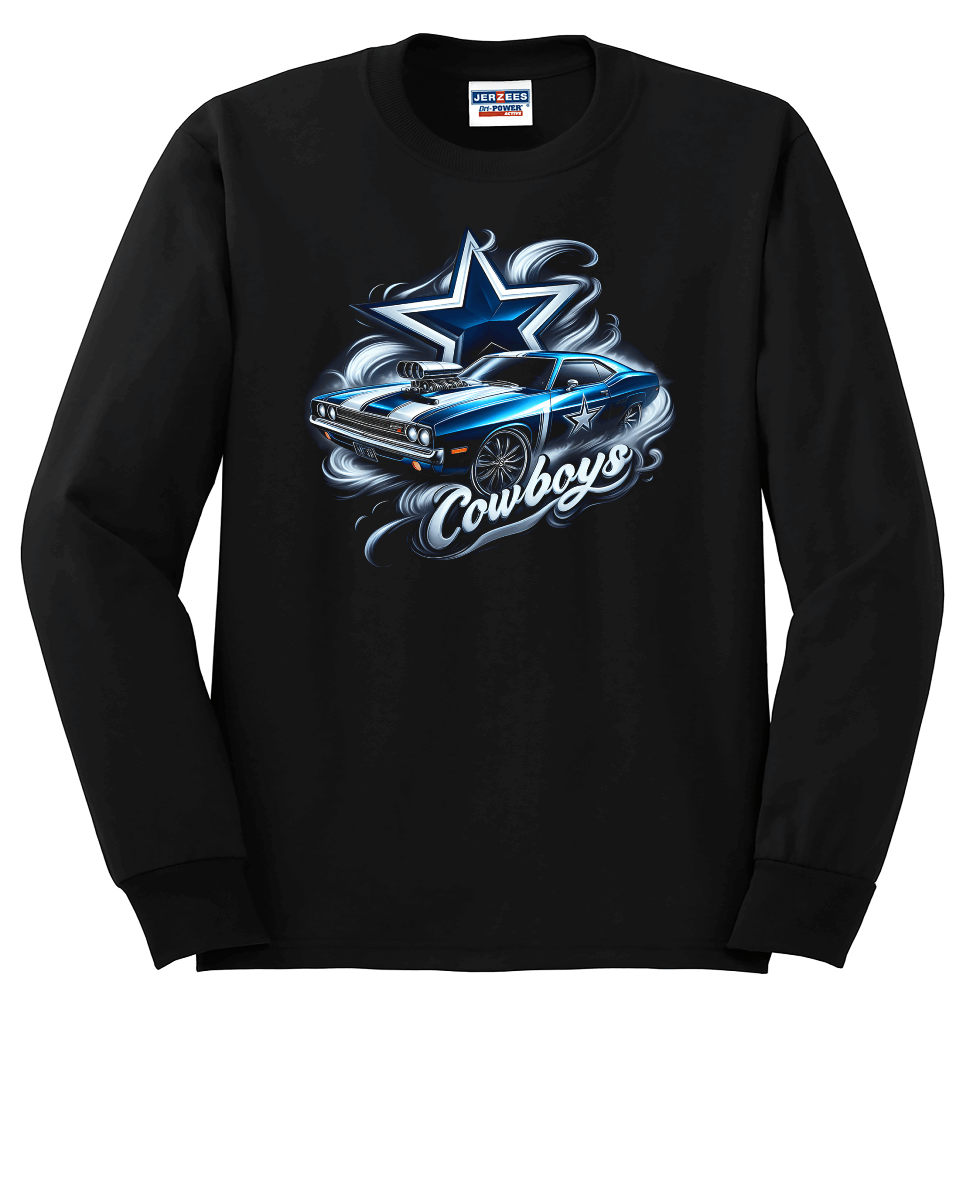 Custom Cowboys Muscle Car Crew Neck Sweatshirt
