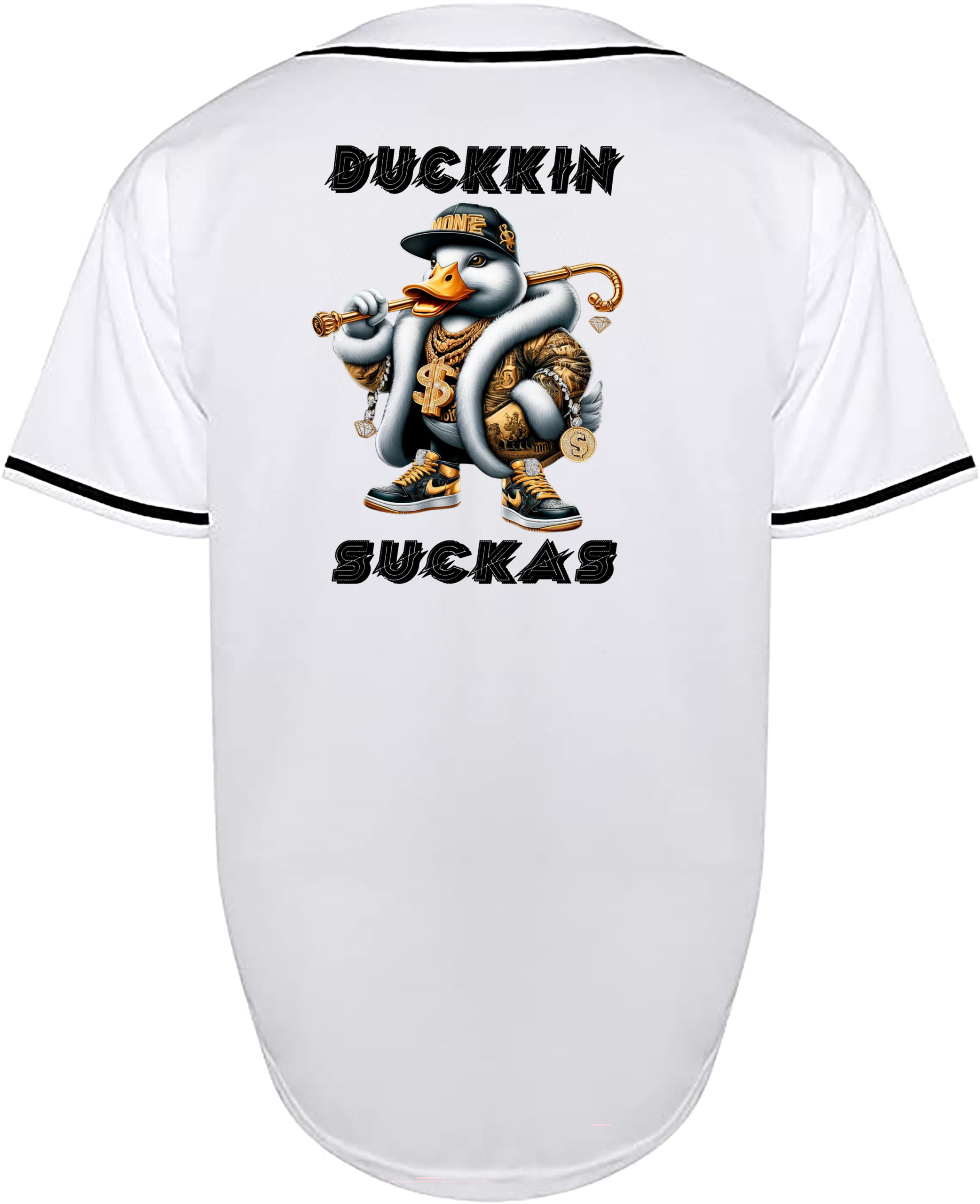 Custom Duckkin Suckas Jersey