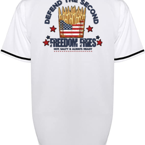 Custom Patriotic Freedom Fries Jersey