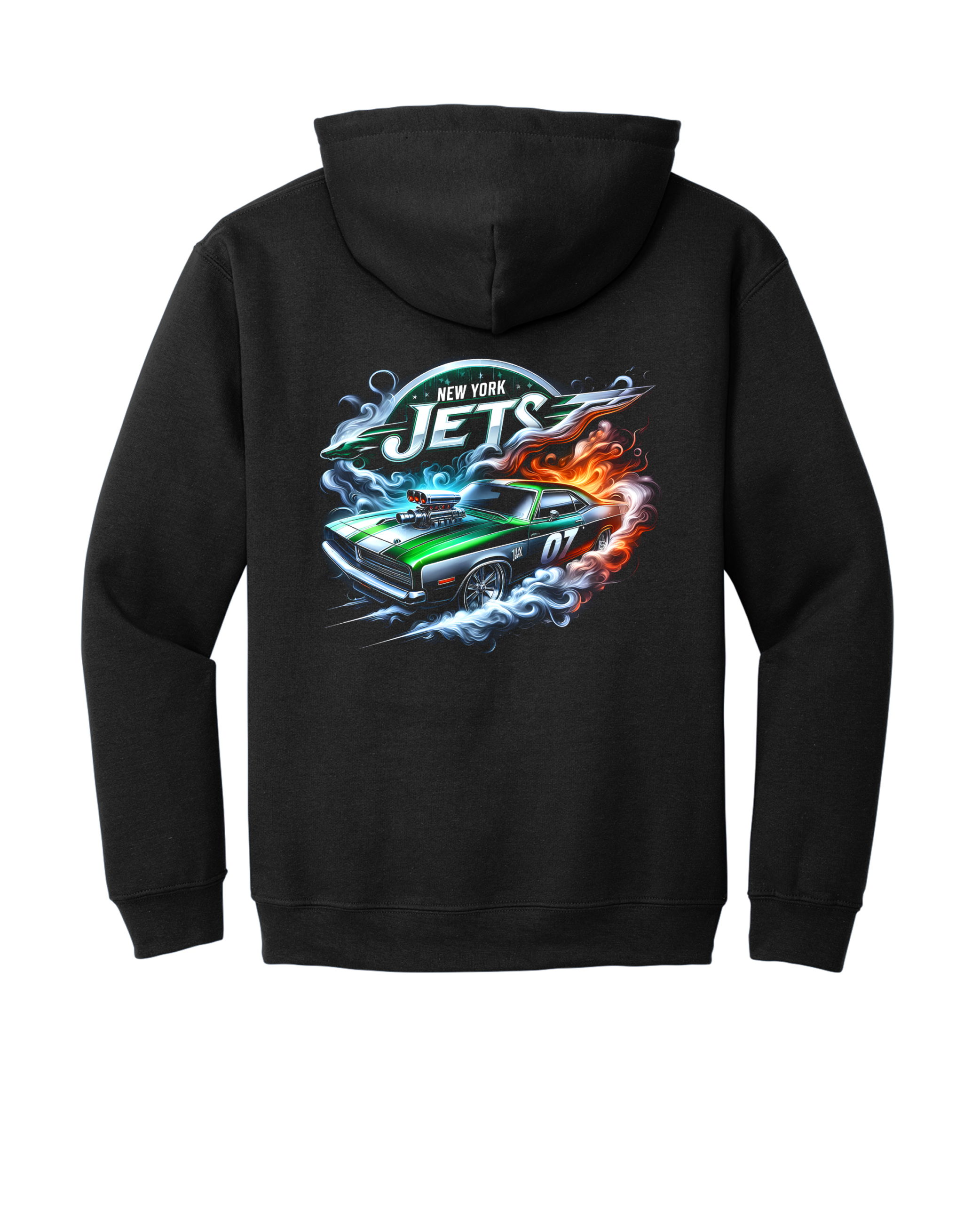 Custom Jets Muscle Car Hoodie