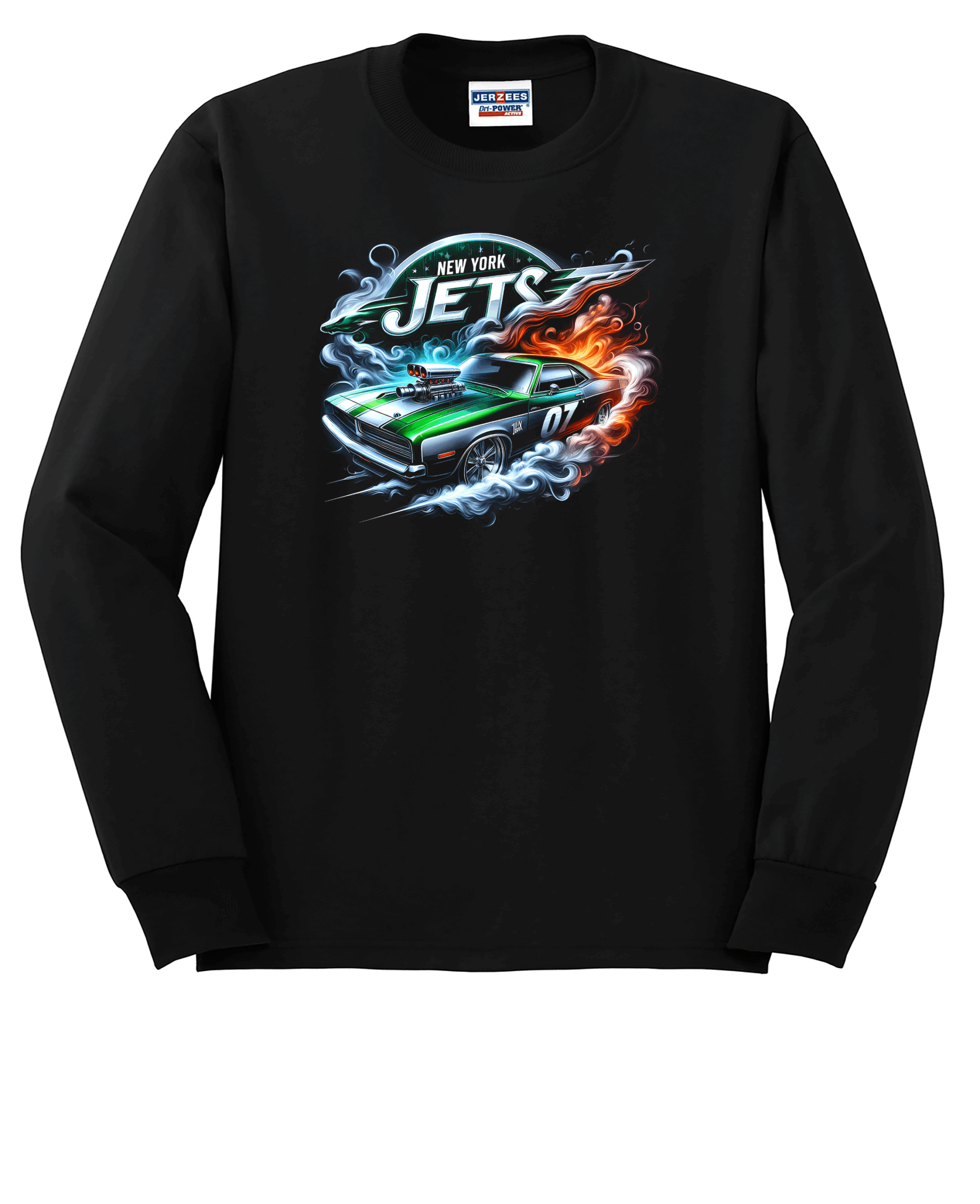 Custom Jets Muscle Car Crew Neck Sweatshirt