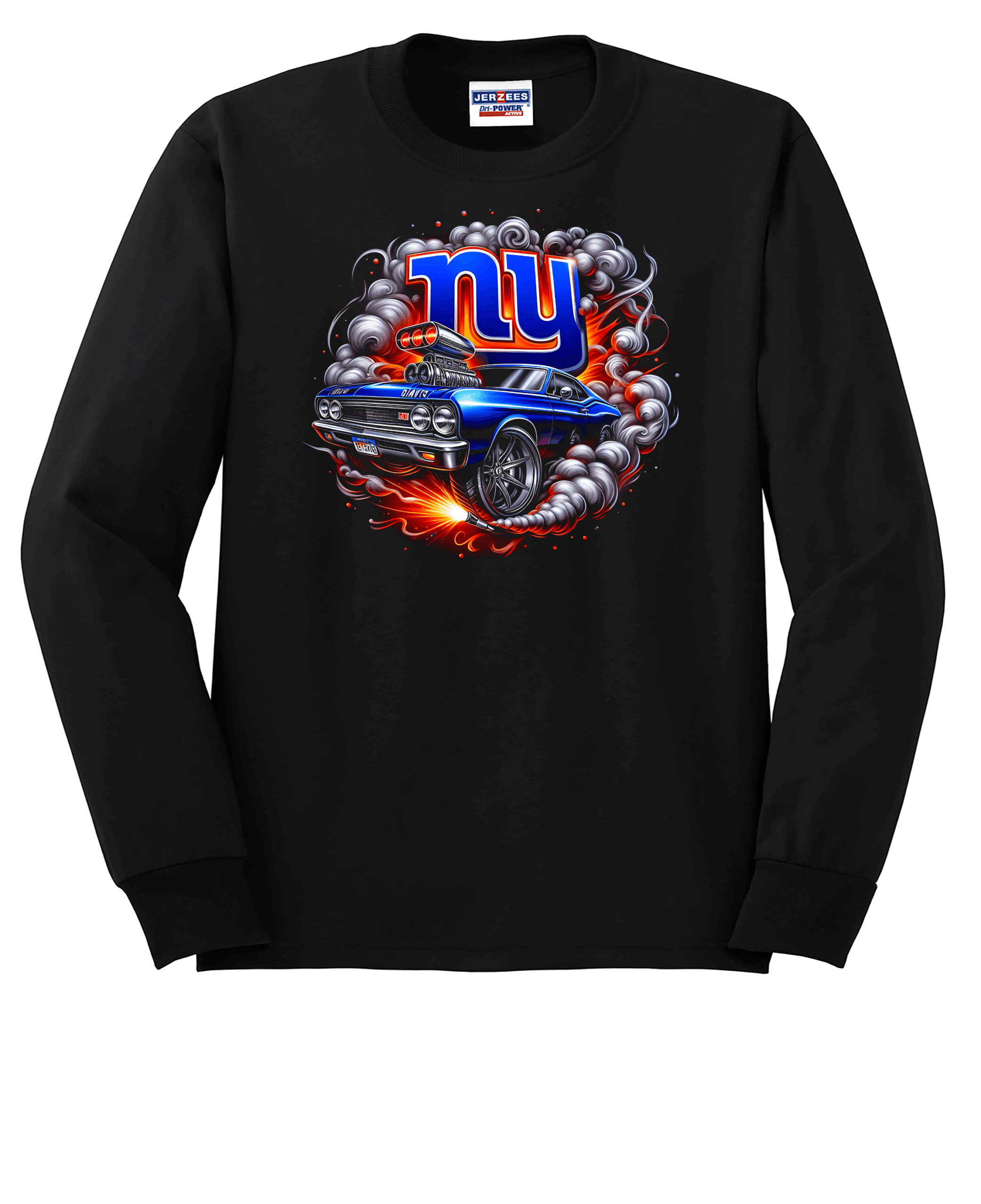 Custom Giants Muscle Car Crew Neck Sweatshirt