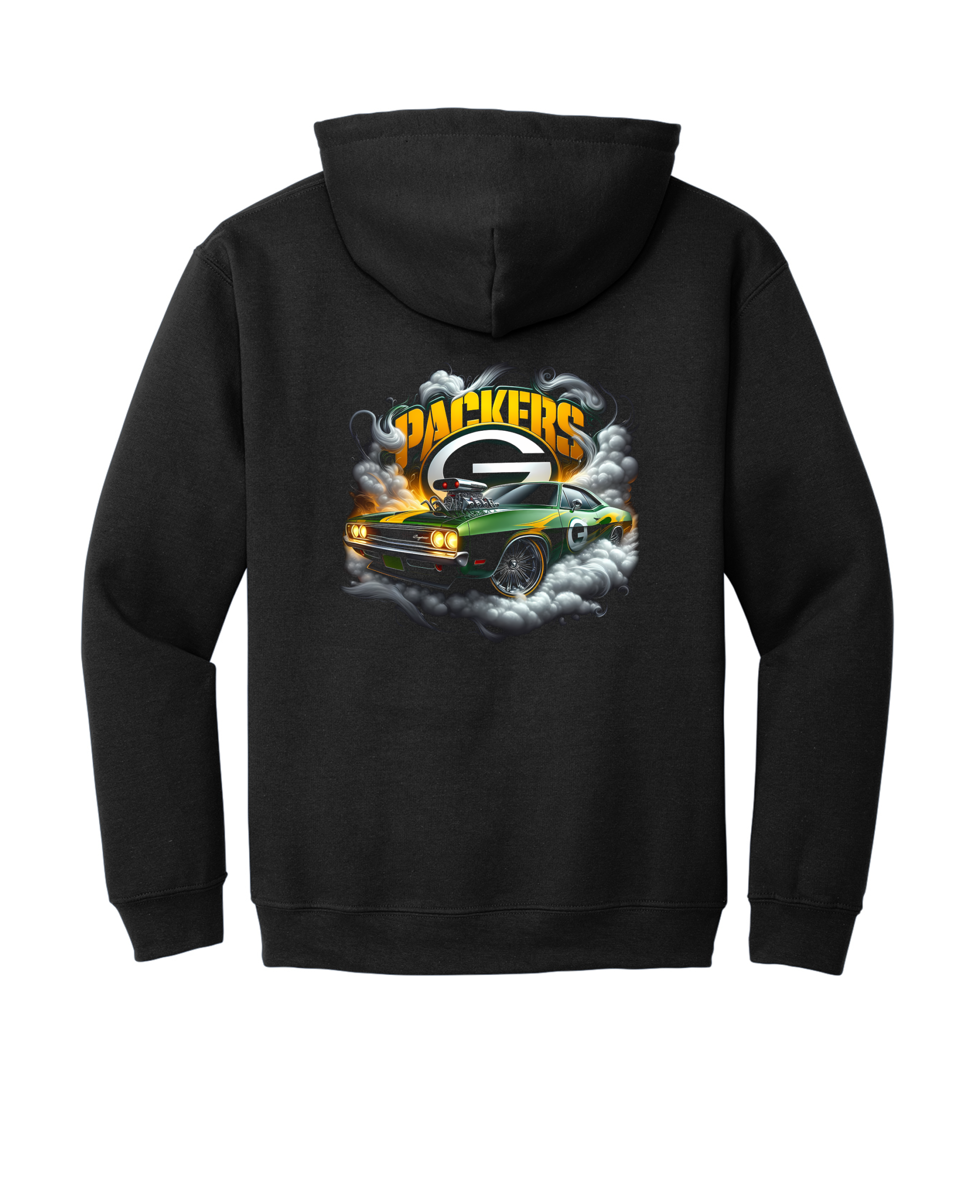 Custom Packers Muscle Car Hoodie