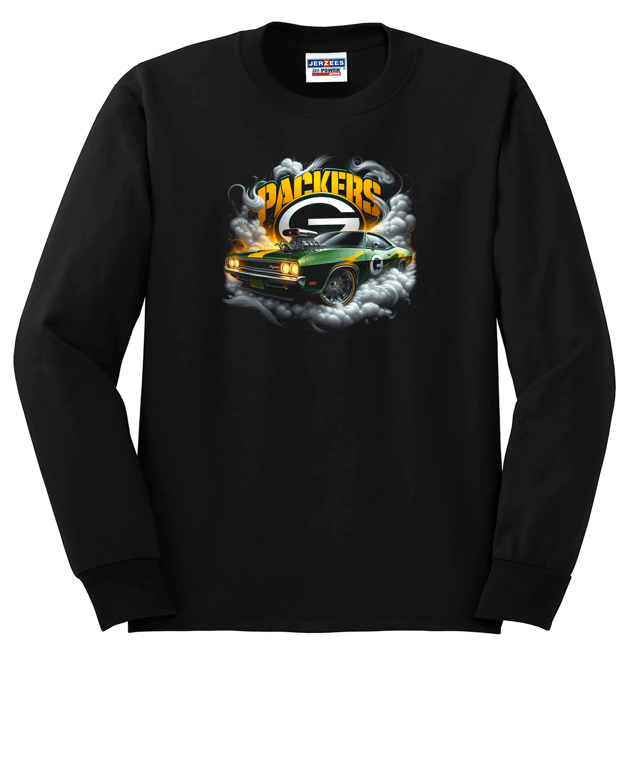 Custom Packers Muscle Car Crew Neck Sweatshirt
