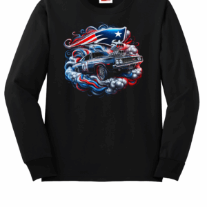Custom Patriots Muscle Car Crew Neck Sweatshirt