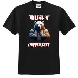 Custom Built Different Polar Bear T Shirt