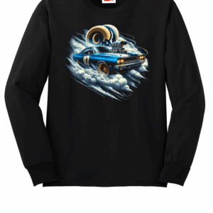 Custom Rams Muscle Car Crew Neck Sweatshirt
