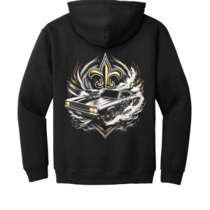 Custom Saints Muscle Car Hoodie