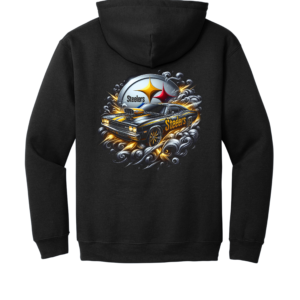 Custom Steelers Muscle Car Hoodie