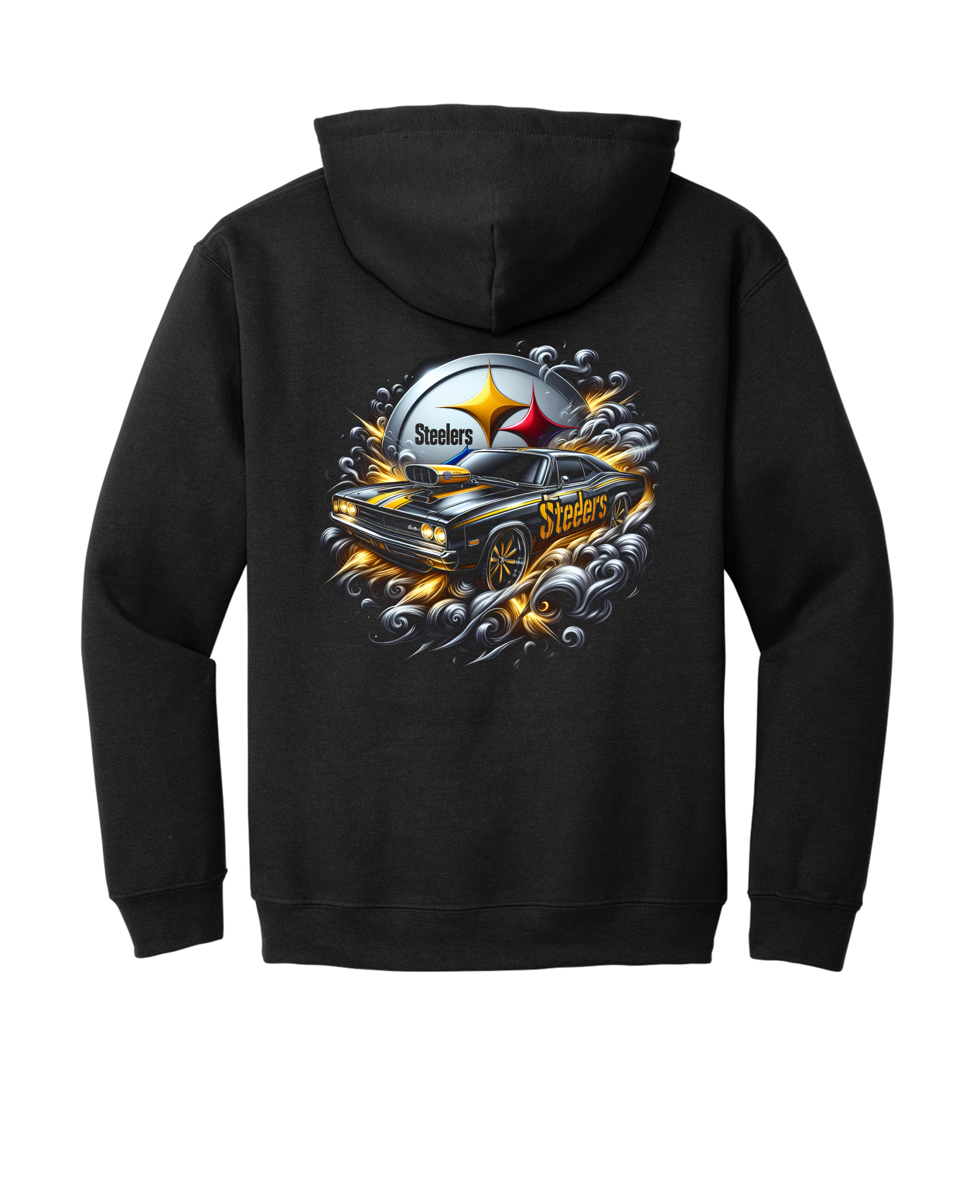 Custom Steelers Muscle Car Hoodie
