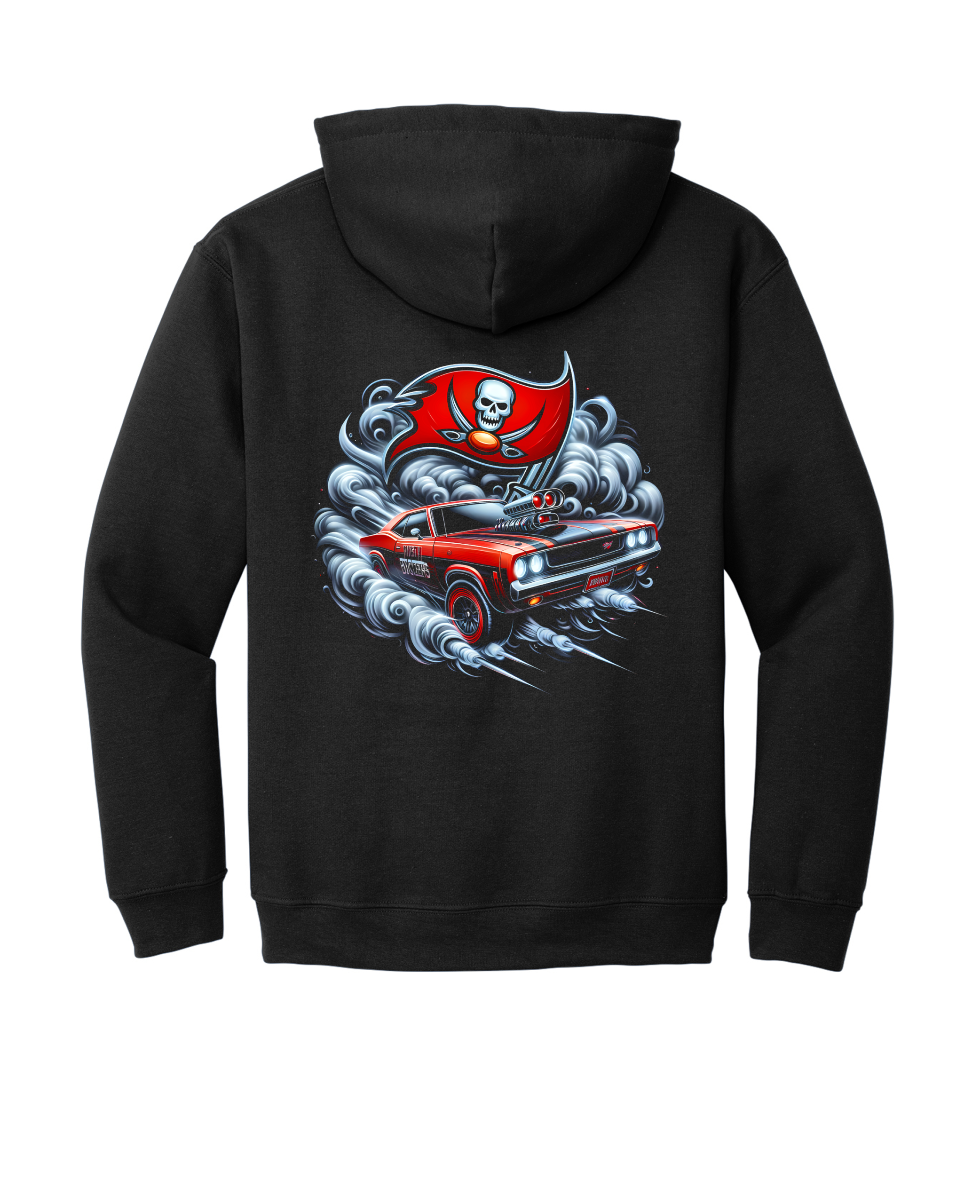 Custom Buccaneers Muscle Car Hoodie