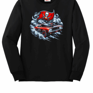 Custom Buccaneers Muscle Car Crew Neck Sweatshirt
