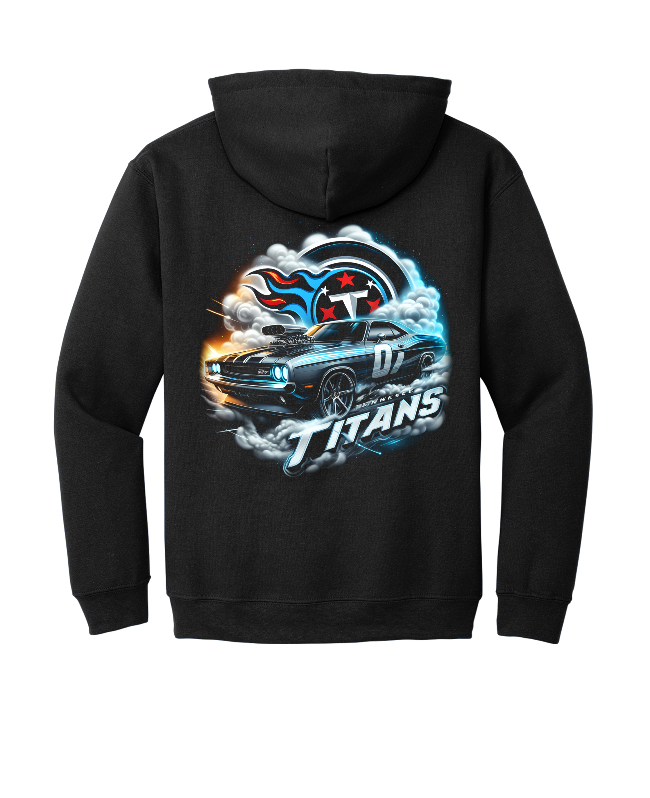 Custom Titans Muscle Car Hoodie