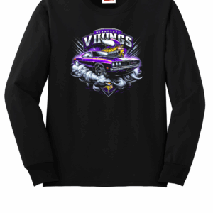 Custom Vikings Muscle Car Crew Neck Sweatshirt