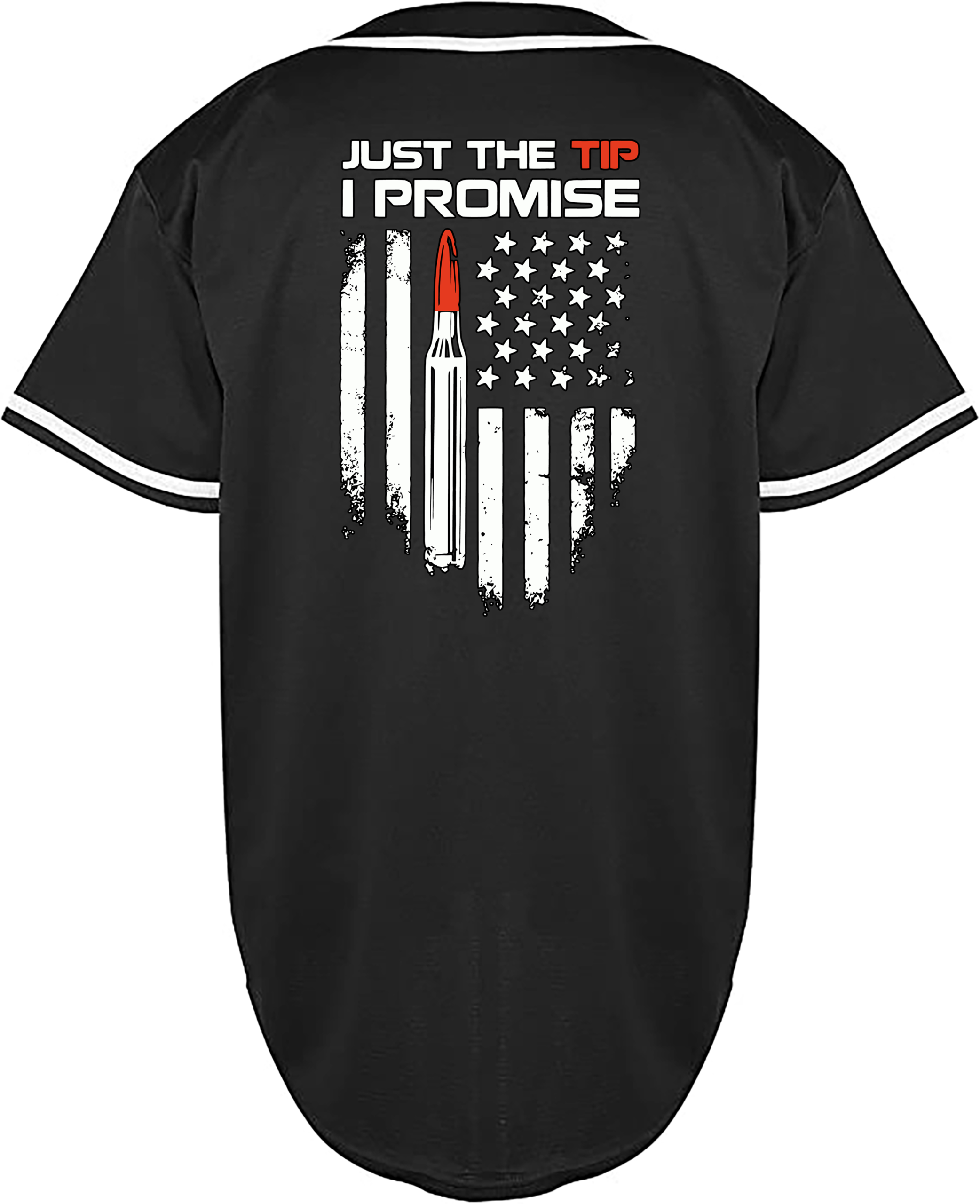 Custom Patriotic Just The Tip Jersey