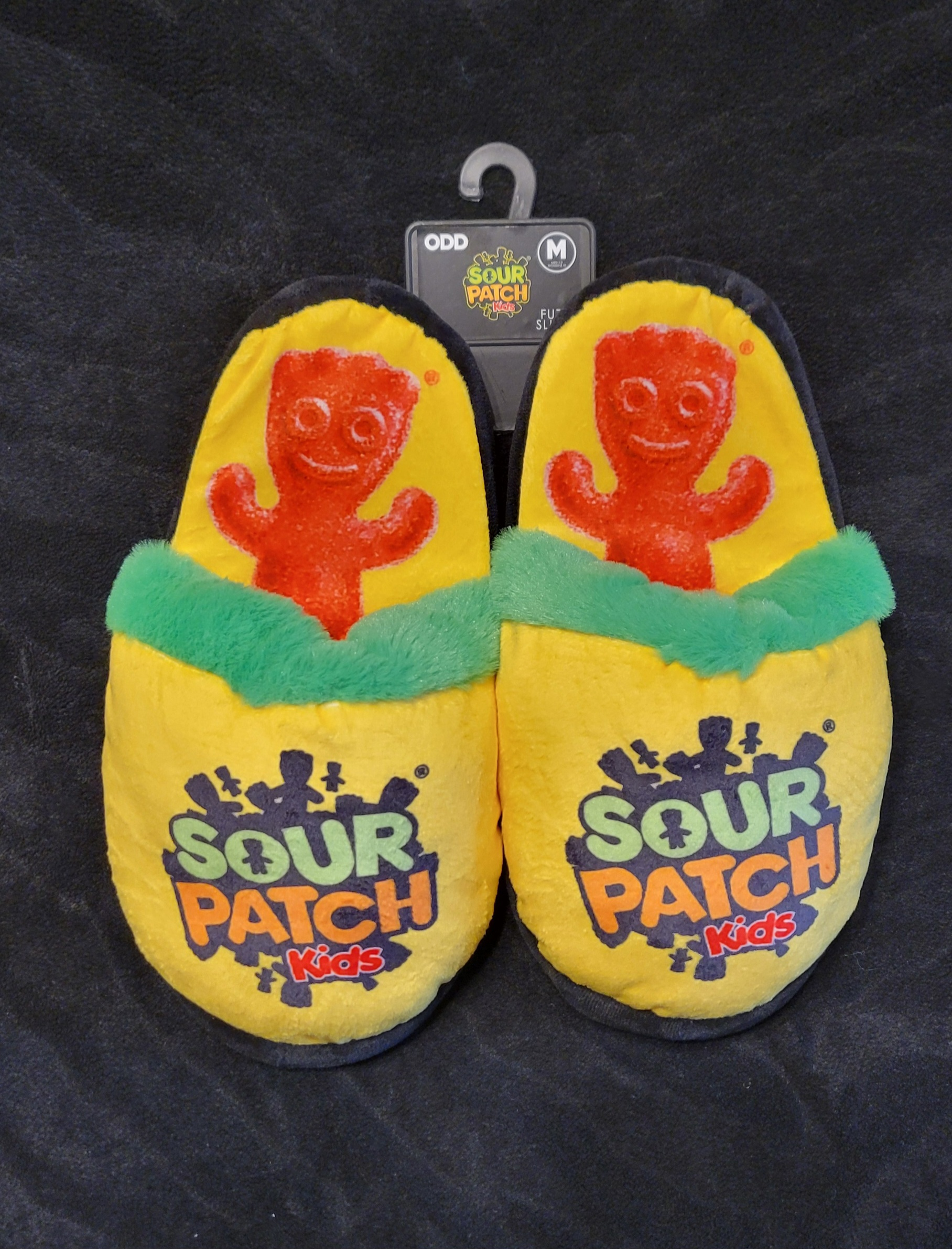 Sour Patch Fuzzy Slippers