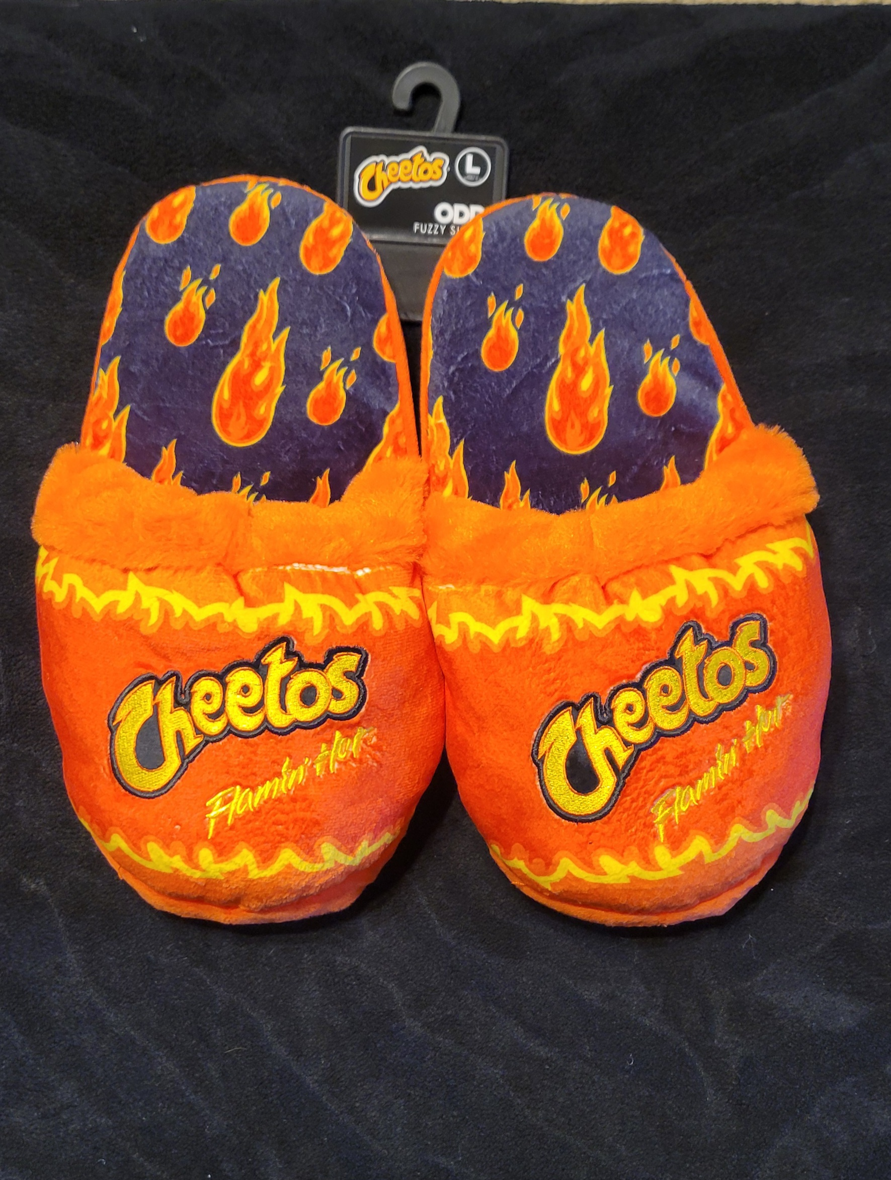Hot Cheetos Fuzzy Slippers