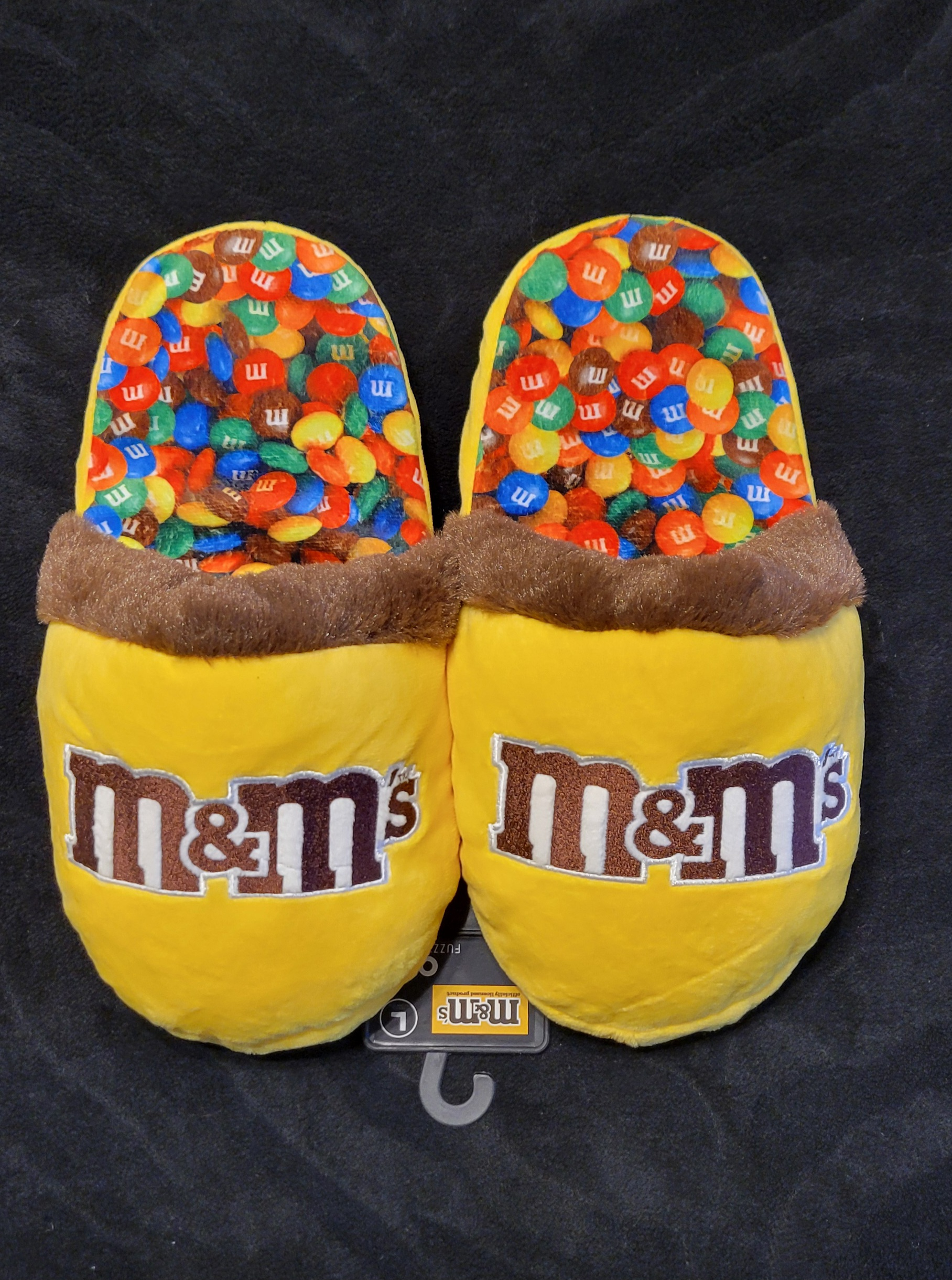 M&M Fuzzy Slippers