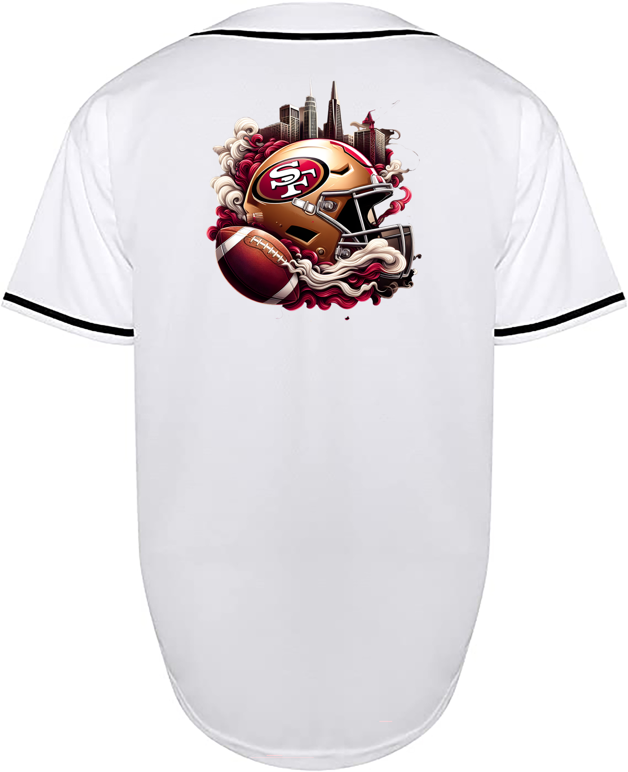 Custom 49ers Helmet Jersey