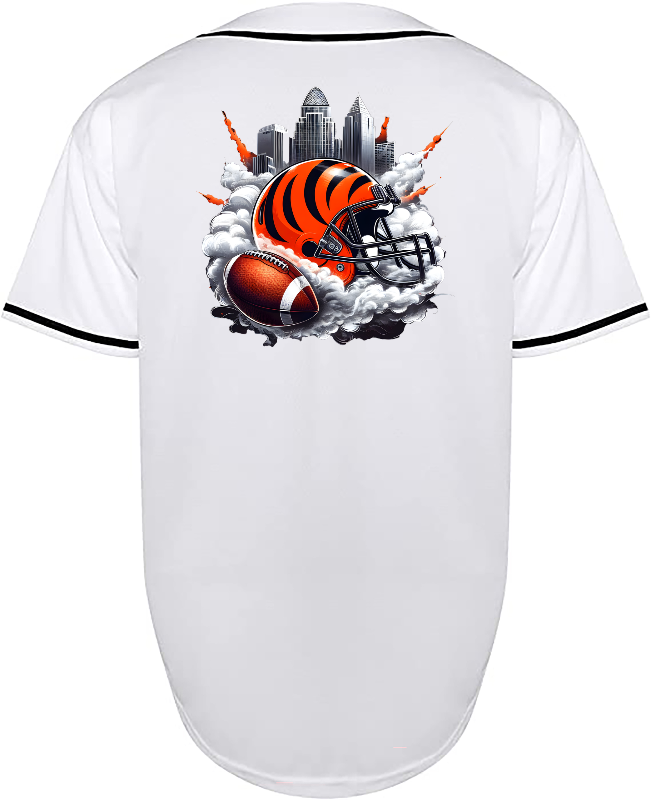 Custom Bengals Helmet Jersey