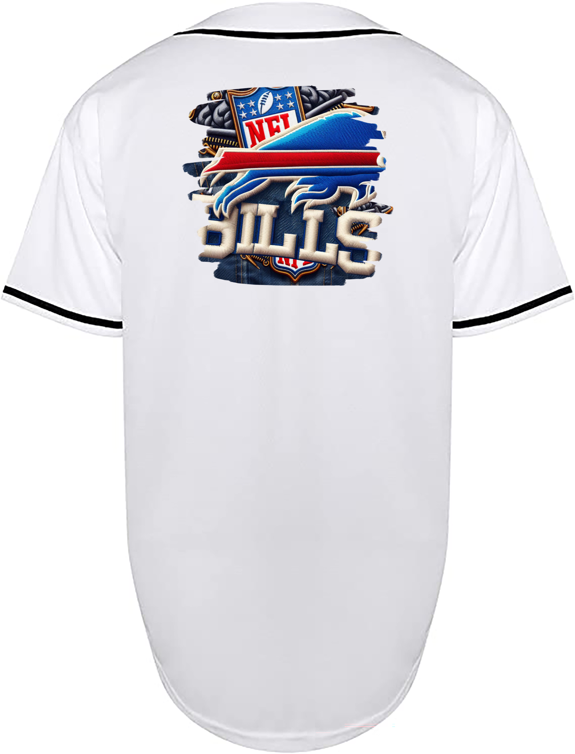 Custom Bills Denim Jersey