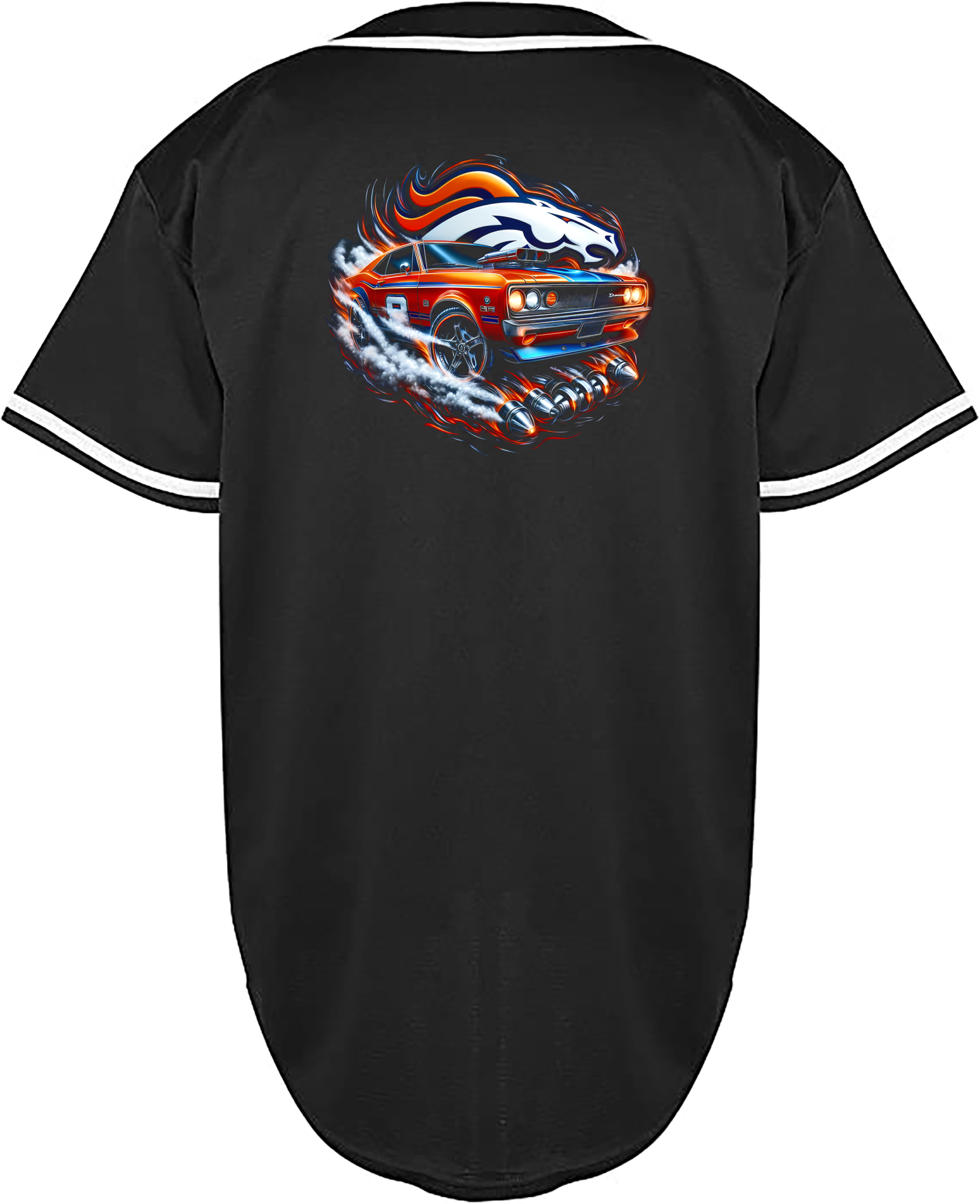 Custom Broncos Muscle Car Jersey