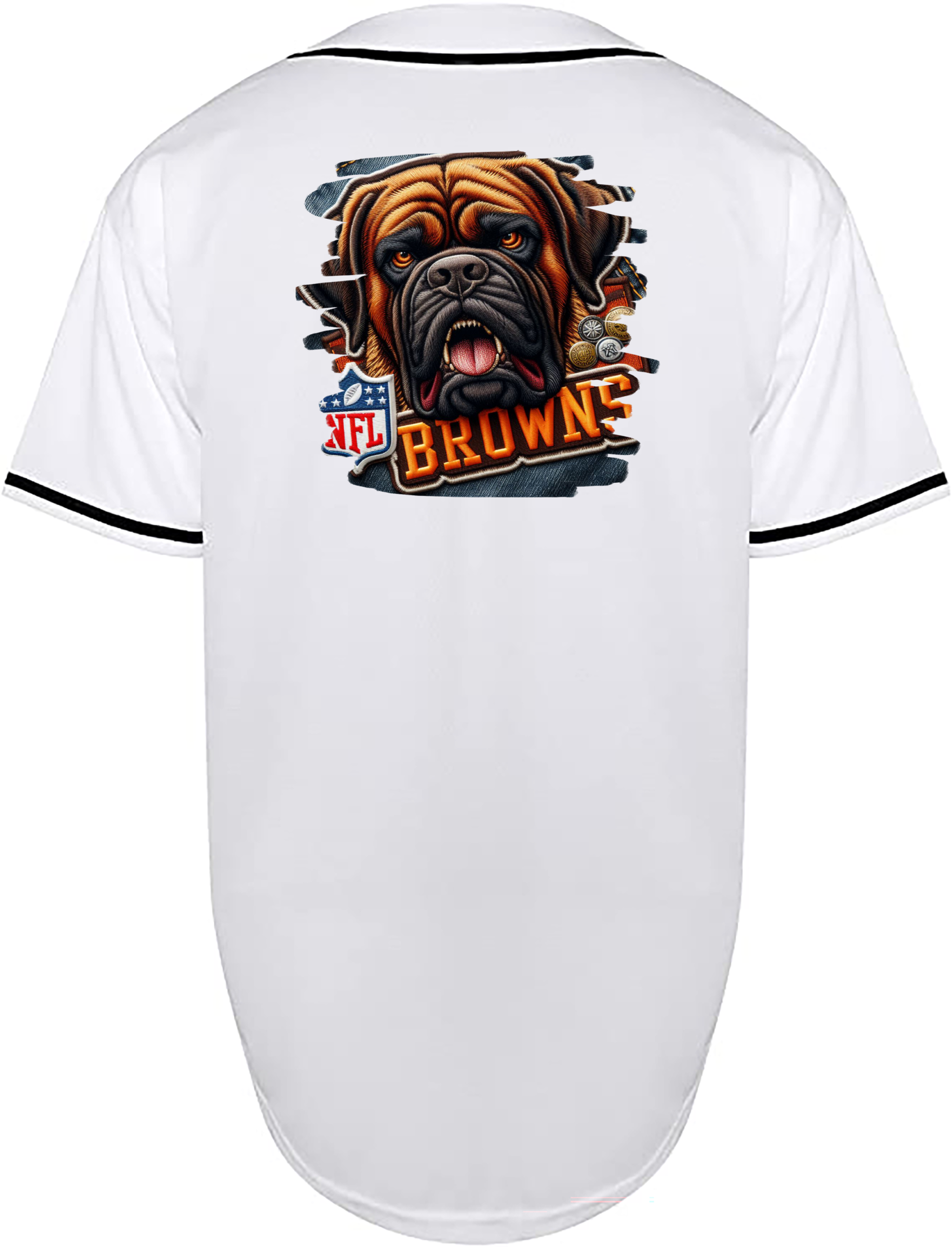 Custom Browns Denim Jersey