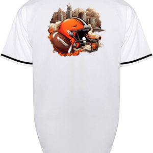 Custom Browns Helmet Jersey