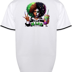 Custom Halloween Beetle Juice Green Hair Mama Jersey