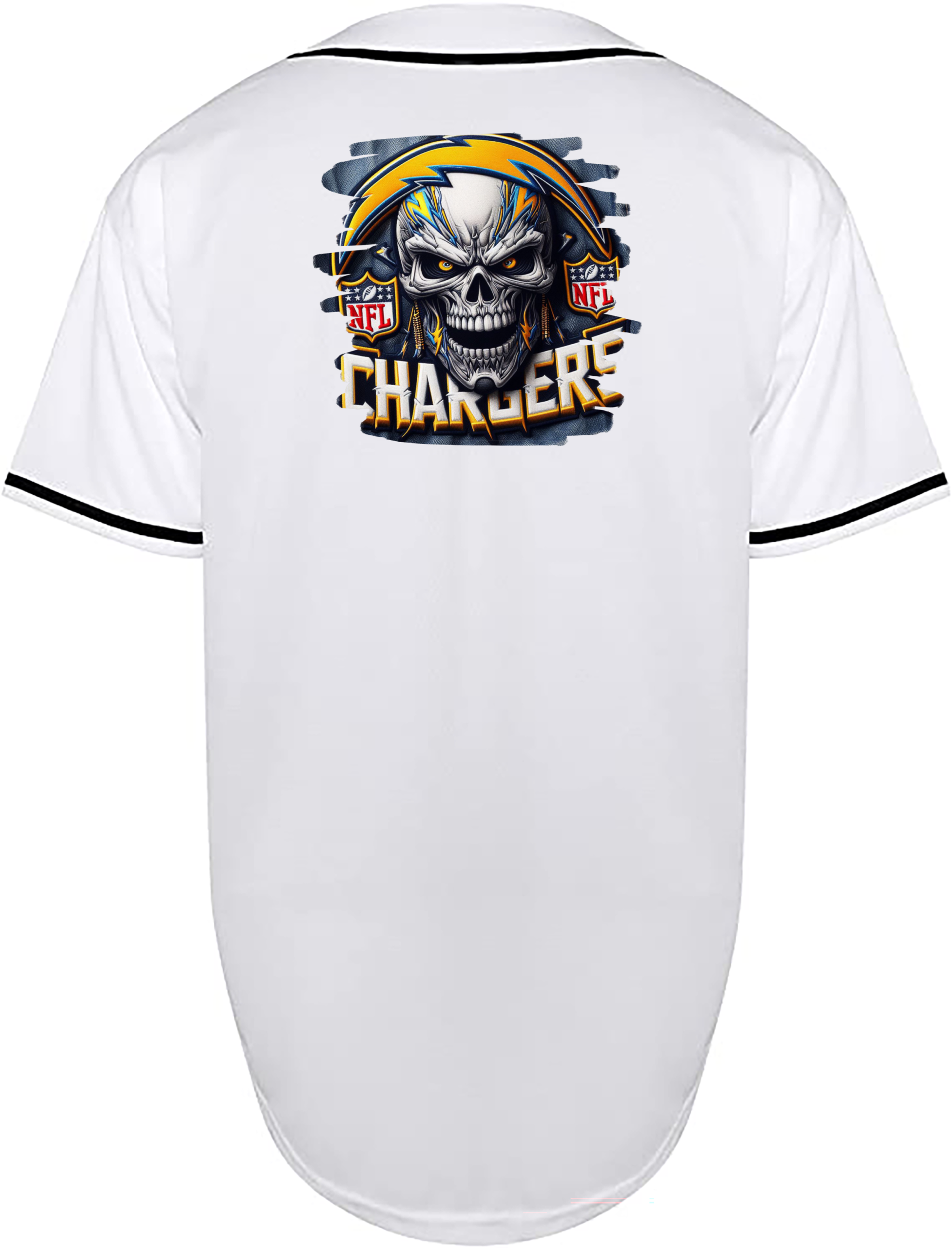 Custom Chargers Denim Design Jersey