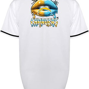 Custom Chargers Lips Jersey