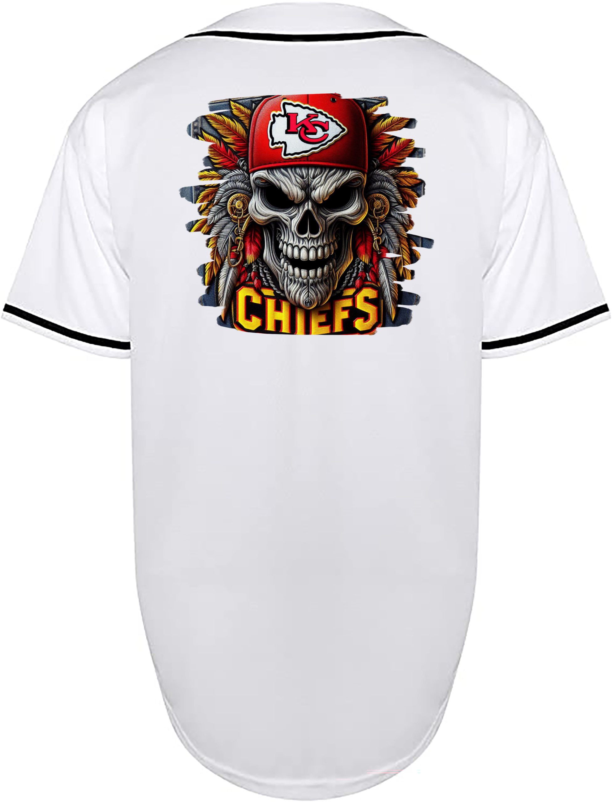 Custom Chiefs Denim Design Jersey