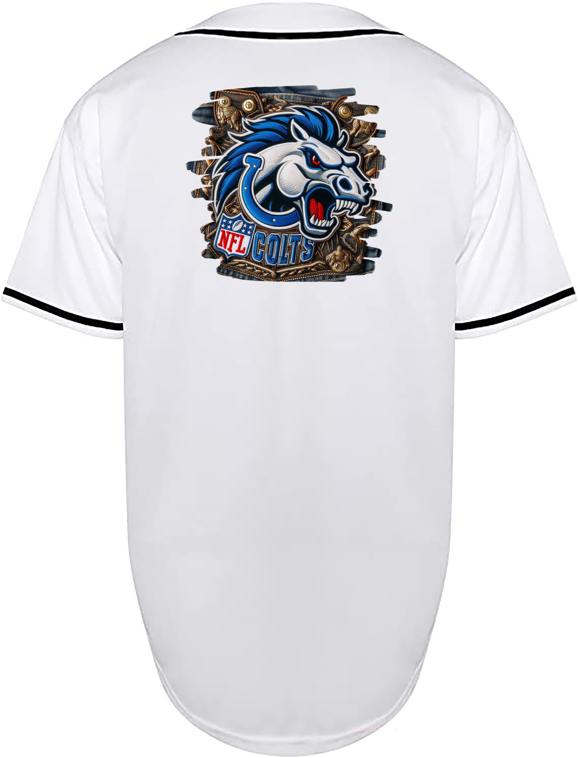 Custom Colts Denim Design Jersey