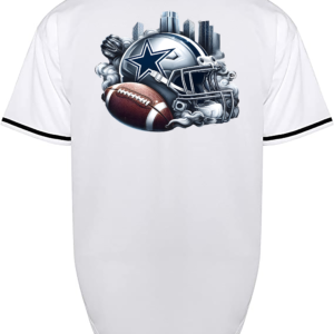 Custom Cowboys Helmet Jersey