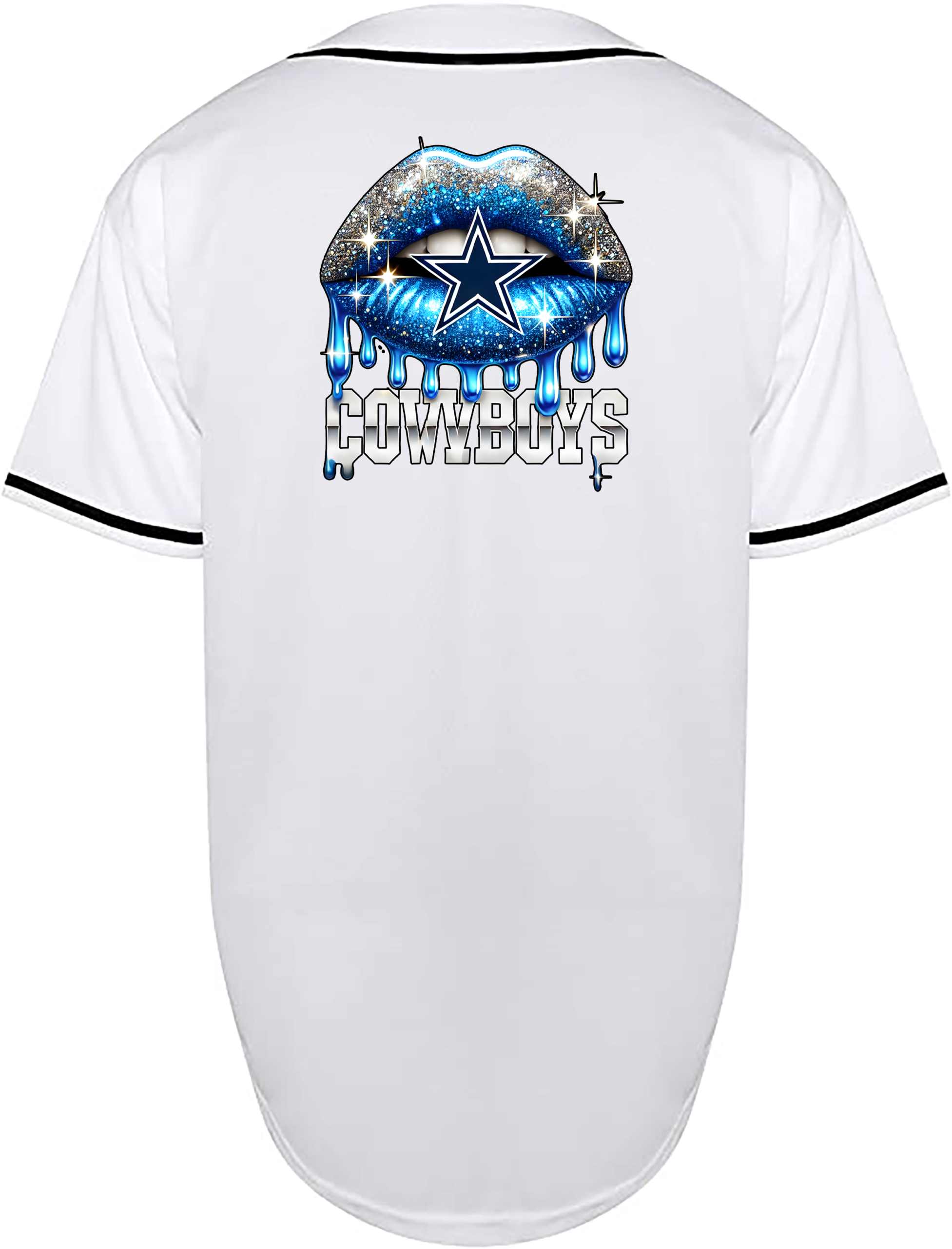 Custom Cowboys Lips Jersey
