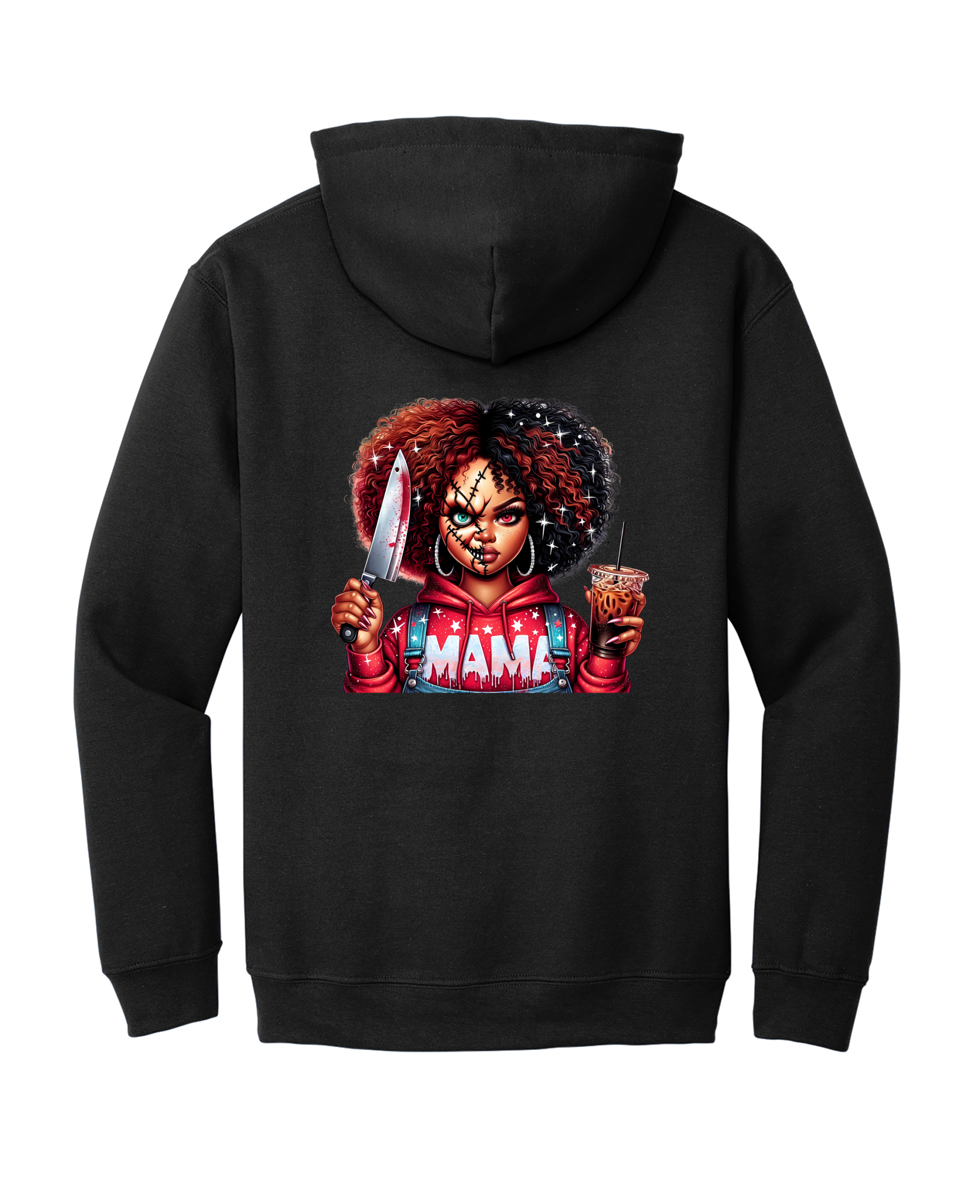 Custom Halloween Chucky Red Hair Mama Hoodie