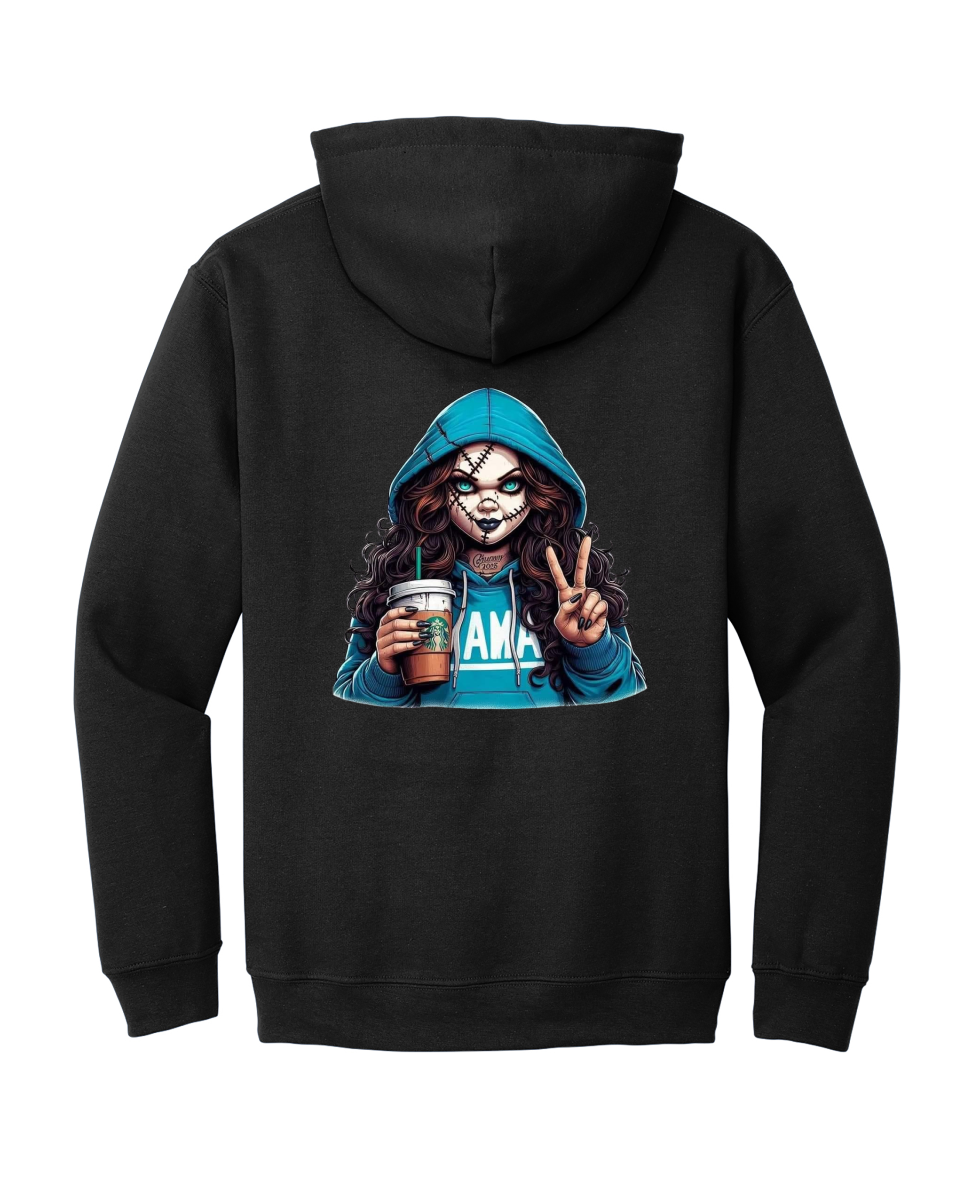 Custom Chucky Brown Hair Mama Hoodie