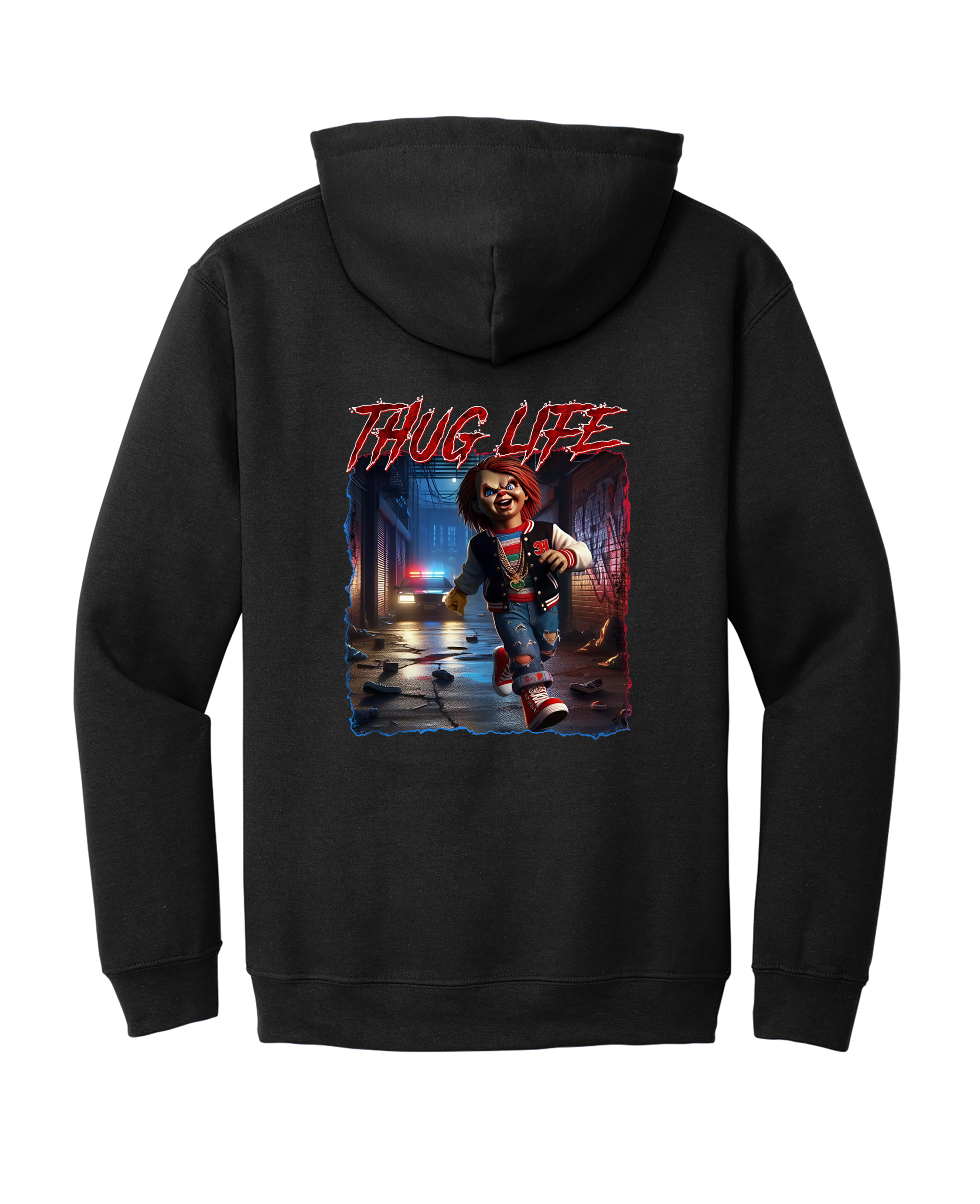 Custom Halloween Thug Life Chucky Hoodie