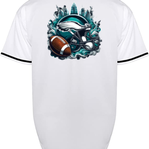 Custom Eagles Helmet Jersey