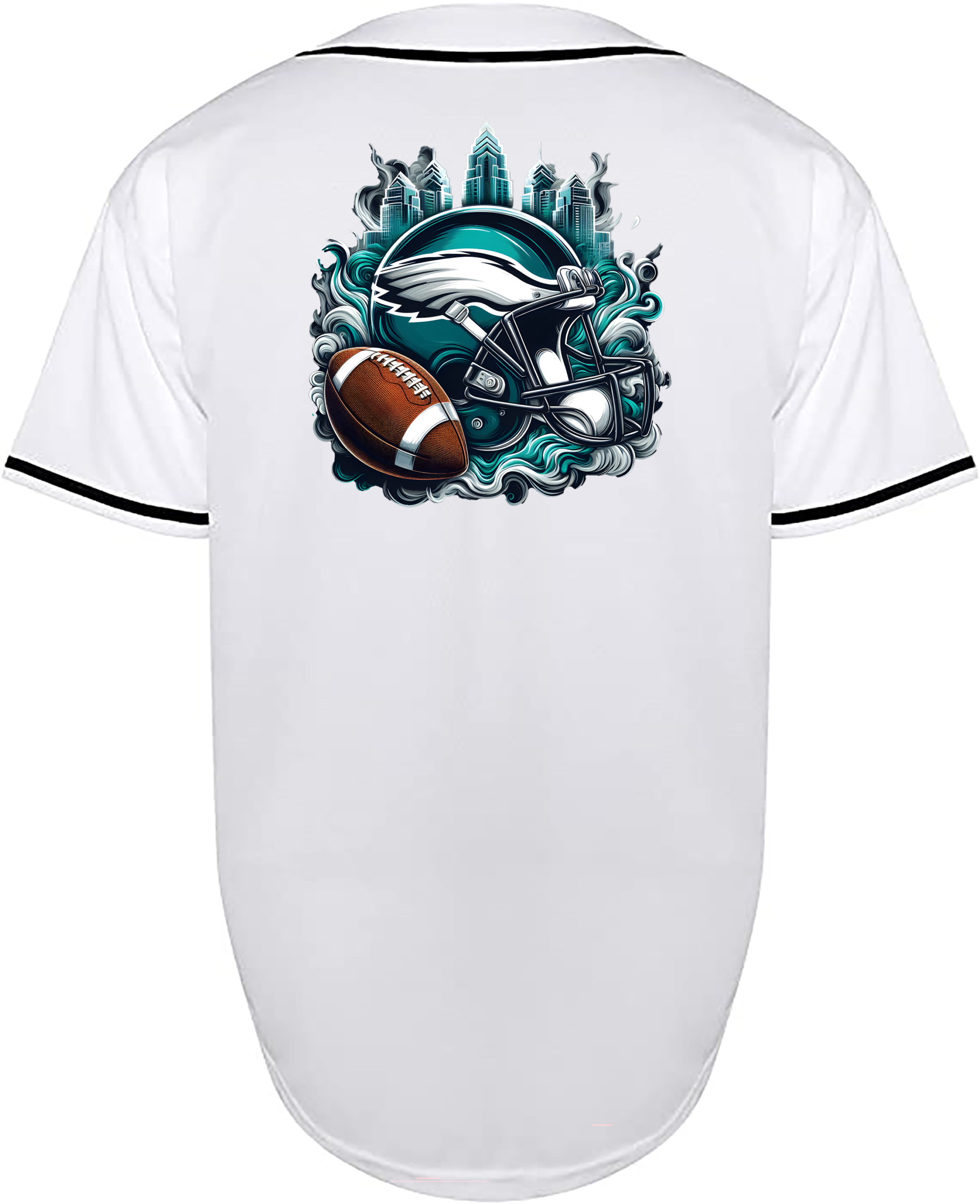 Custom Eagles Helmet Jersey