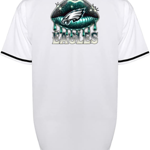 Custom Eagles Lips Jersey